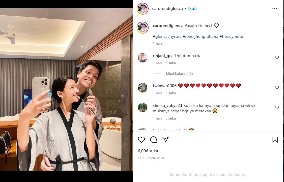 Caroendiglenca sikat gigi bersama