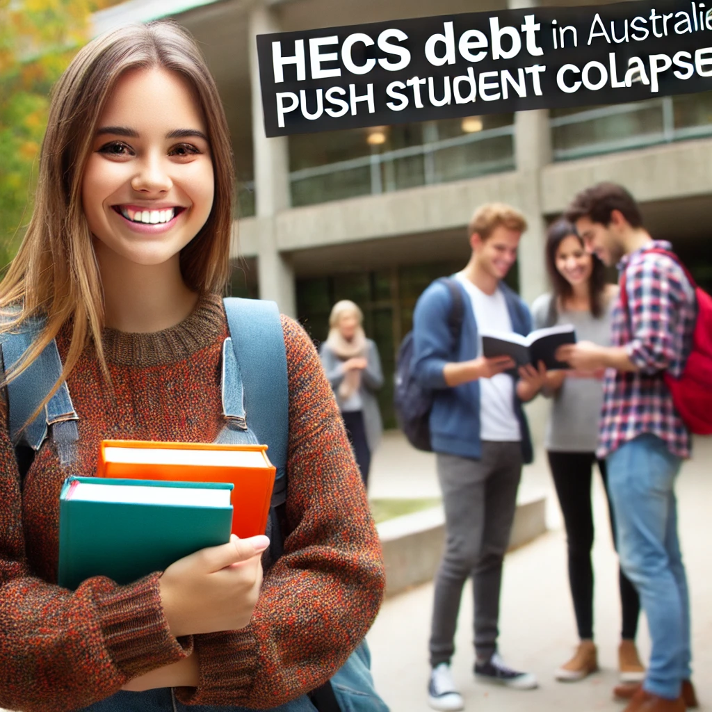 Higher Education Contribution Scheme (HECS) Debt Push Student Collapse